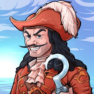Legendary Black Flag pirate